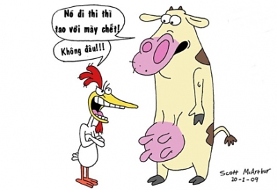 Nỗi lo của bò, gà mùa thi cử
