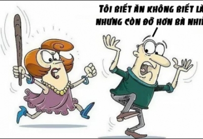 Chồng hơn vợ nhờ ham ăn biếng làm