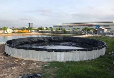 Nuôi tôm dễ dàng nhờ ao tròn nổi